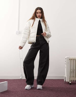 The North Face TNF 2000 pufferjacka i off white