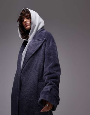 Topshop sjokåp i marinblå