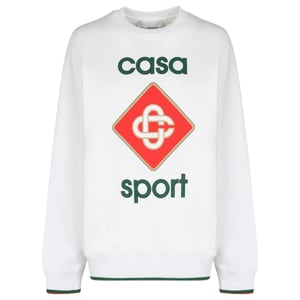 Casablanca Bold Casa Sport Logo Witte Sweatshirt