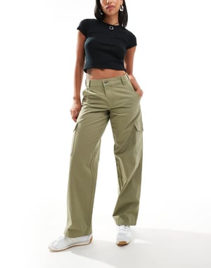 Dickies säsongs cargobyxor i kaki