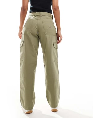 Dickies säsongs cargobyxor i kaki