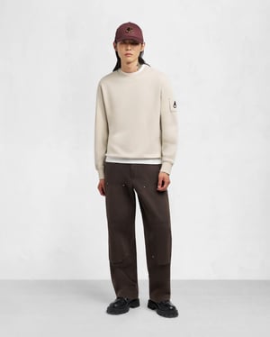 Hartsfield Crew Neck Sweater in Ivoor