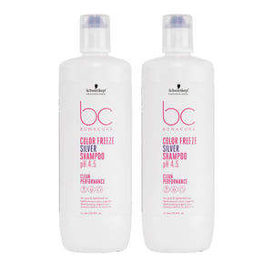 Schwarzkopf Professional Bc Bonacure Color Freeze Silver Shampoo 1000ml Double