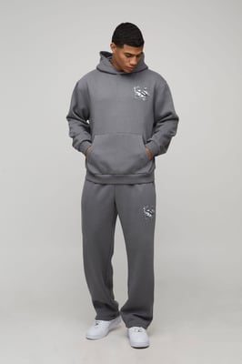 Oversized Graphic M Hooded Tracksuit