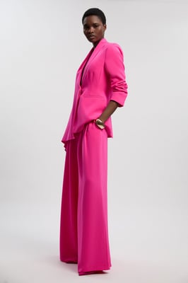 Soft Tailored Wide Leg Trouser