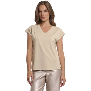 Rino & Pelle Cap sleeve top with rounded neckline