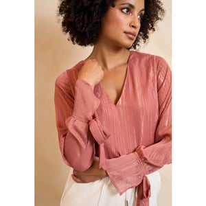 Lofty Manner ra01.1 blouse lora 309 mauve