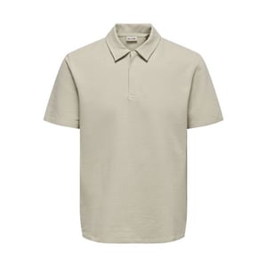 Only & Sons onskian life reg seersucker ss polo 22028694 seagrass