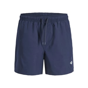 Jack & Jones Heren zwemshort jpstmaui tropic effen donker