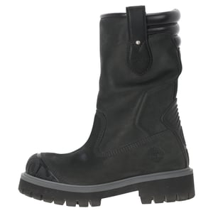 Louis Vuitton x Timberland Mid-Calf Boots in Black Leather