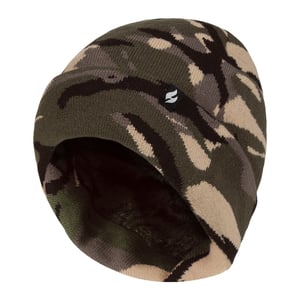 Mens 3.6 TOG Fleece Lined Thermal Turn Over Cuff Winter Beanie Hat