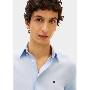 Tommy Hilfiger Casual hemd lange mouw pigment dyed li solid rf shir mw0mw41530/c1o