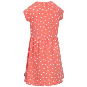 Trespass Girls Happiness Heart Short-Sleeved Dress (Soft Orange)