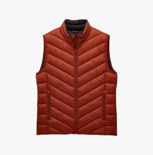 Joules Garrett Mens Showerproof Padded Gilet Orange