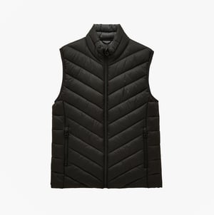 Joules Garrett Mens Showerproof Padded Gilet Black