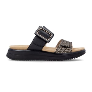 Remonte D1j61 Womens Cross Strap Sandals Black/brown