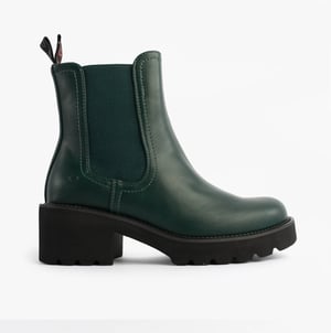 Heavenly Feet Honeybelle Womens Chelsea Boots Evergreen