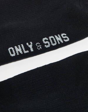 ONLY & SONS 3-pack tennisstrumpor i svart