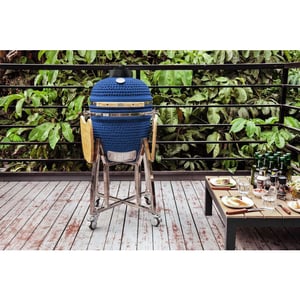 Buccan kamado barbecue sunbury smokey egg extra large 18" limited edition blauw