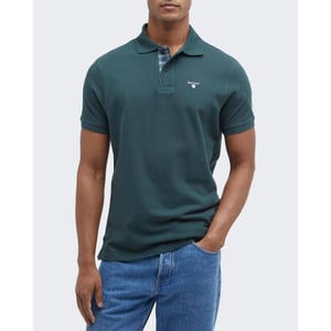 Barbour Heren tartan pique polo shirt