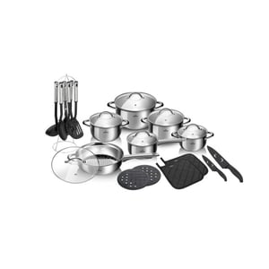 Buccan rvs pannenset 27 delig -