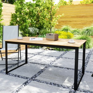 4goodz Tuintafel 6 persoons houtlook tafelblad houtlook