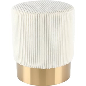 Kare Design Poef cherry cord brass 35cm