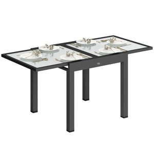 4goodz Tuintafel uitschuifbaar weerbestendig 160×80 cm -
