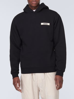 The Gros Grain Hoodie in Black