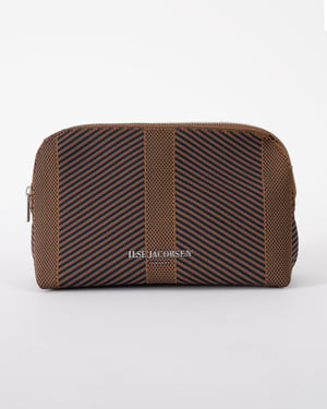 Knitty Makeup Bag in Tan