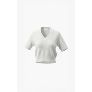 Aimee The Label pullover ballato white