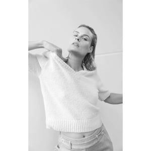 Aimee The Label pullover ballato white