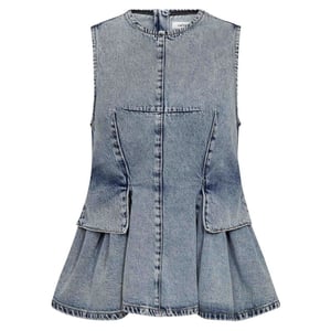 Co'Couture Pancycc denim top fade denim