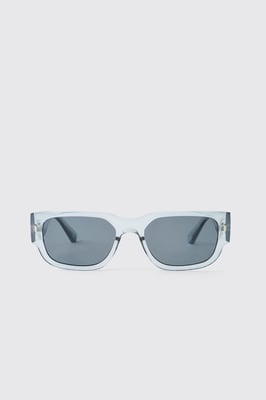 Clear Rim Wayfarer Sunglasses