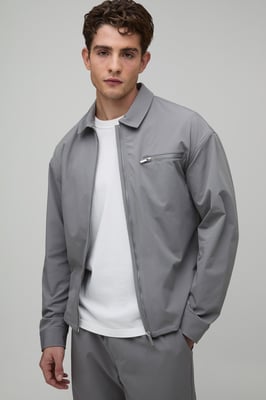 Regular Technical Zip Pocket Overshirt