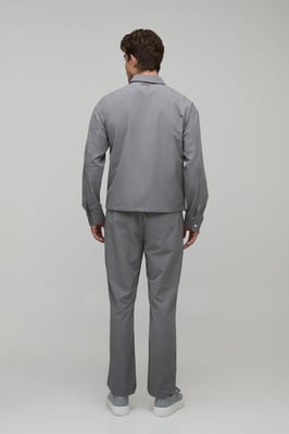 Regular Technical Zip Pocket Overshirt