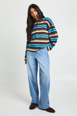 The Tall Mid Waist Barrel Jean