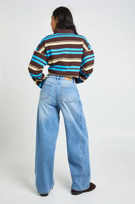 The Tall Mid Waist Barrel Jean