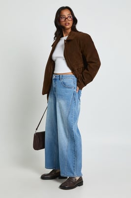 The Petite Mid Waist Barrel Jean