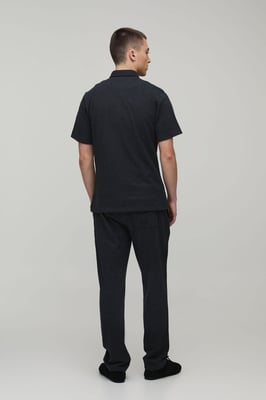 Slim Fit Short Sleeve Shirt and Tapered Trouser Set