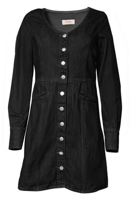 Long Sleeve Denim Mini Dress