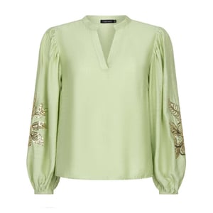Ydence Blouse lange mouw sp26n-80183 rose