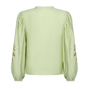 Ydence Blouse lange mouw sp26n-80183 rose
