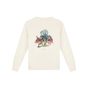 Pure Path Trio of flowers crewneck