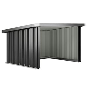 4goodz Garage voor robot grasmaaier robotmaaier garage 108x86x63 cm