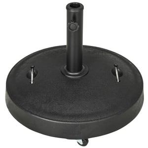 4goodz Parasolstandaard gevuld met cement 23.5 kg met wielen 37-48 mm -