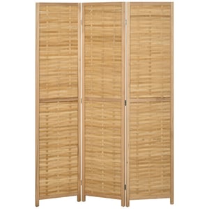 4goodz 3-delige kamerscherm opvouwbaar roomdivider bamboe -