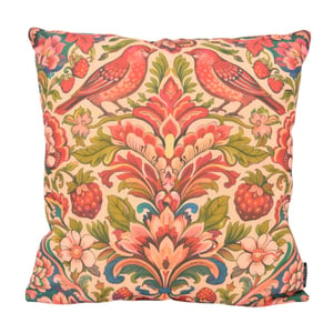 NOVÉE Heritage bloom roze | 45 x 45 cm | kussenhoes | katoen/linnen