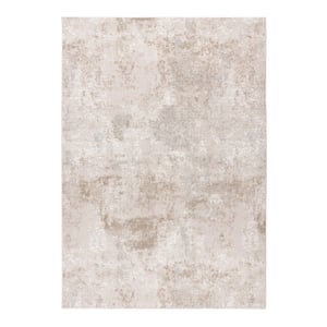 Muratap Eli home style marmerlook vloerkleed laagpolig, 3d-look, franjes, soft touch