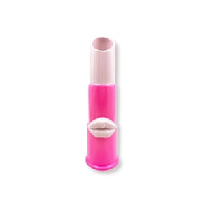 House Vitamin Vase lipstick ceramics light/neon pink 11x10x35cm